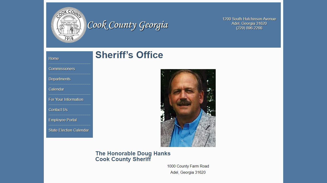 Sheriff's Office - Cook County Georgia